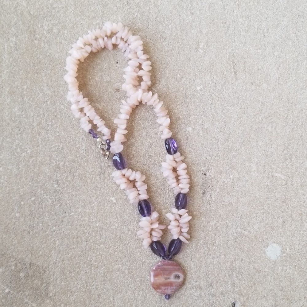 Handmade Pink Necklace